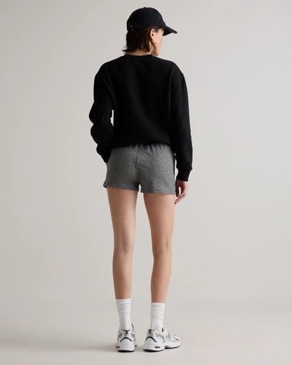 Flowknit Mid-Rise Shorts - XS / Heather Deep Navy