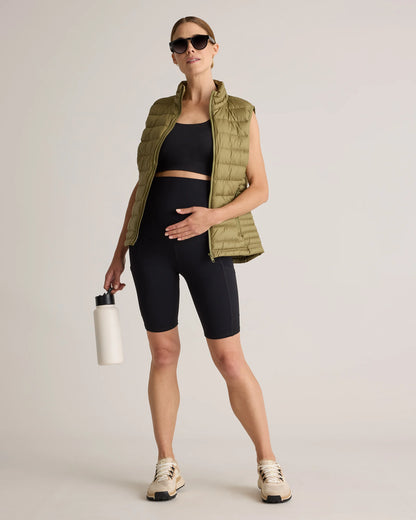 Ultra-Form Maternity Pocket Bike Short 9" - XS / Dark Coal