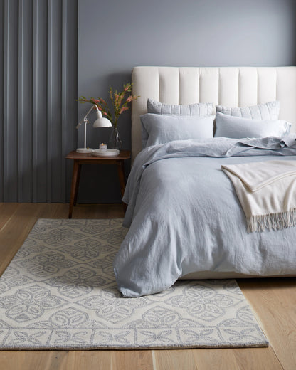 European Linen Duvet Cover - Twin / Peach