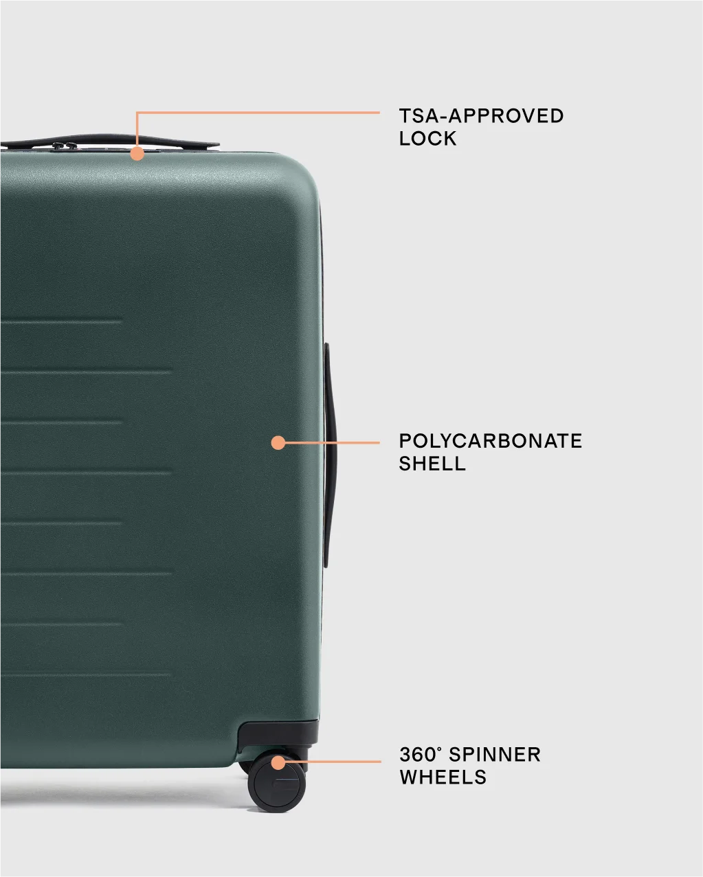 Small Carry-On Suitcase - One Size / Emerald Jungle