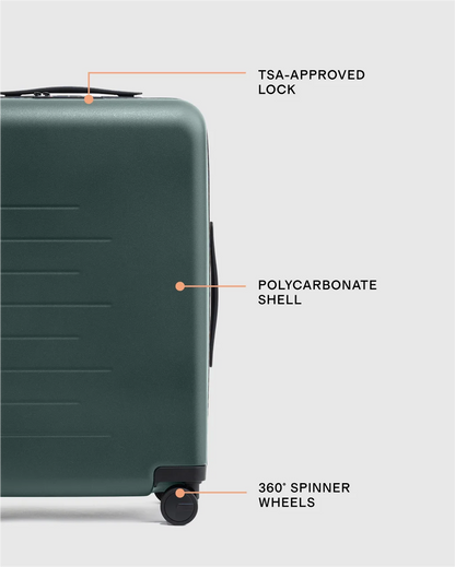 Small Carry-On Suitcase - One Size / Emerald Jungle