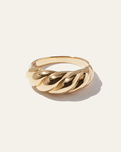 Croissant Ring - 4 / Gold Vermeil