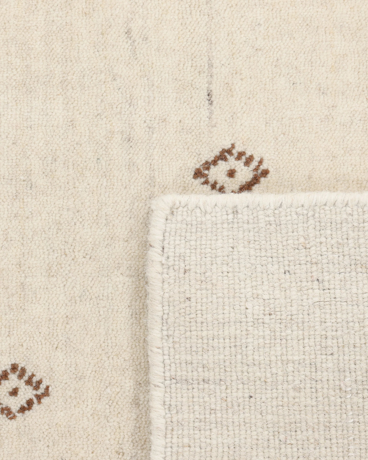 Dakota Hand-Loomed Wool Rug - 4' x 6' / Ivory