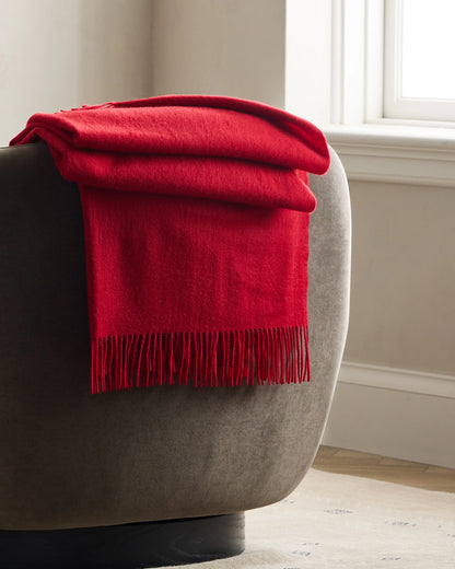 Mongolian Cashmere Throw - 50x60 / Heather Grey