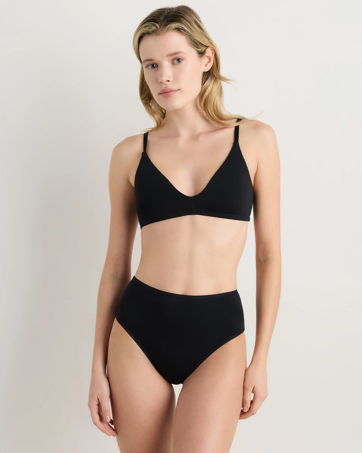 Organic Cotton High-Waisted Brief (6-Pack) - XS / Sand