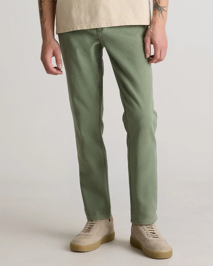 French Terry 5-Pocket Pants - Slim - 30X30 / Bayberry Olive