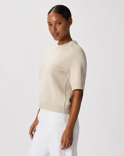 100% Organic Cotton Sweater Tee - XS / Navy