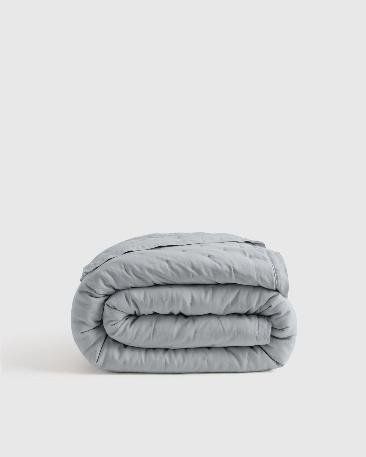 European Linen Dream Quilt - Twin / White