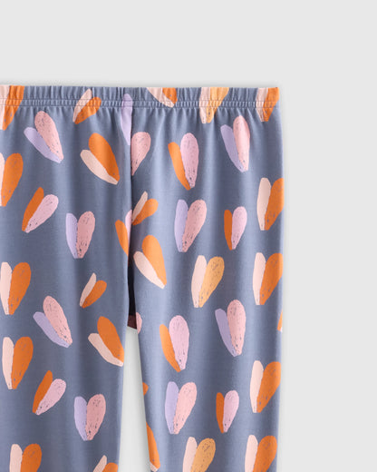 Organic Cotton Leggings - 6 / Red