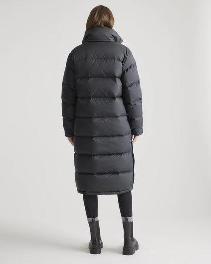Responsible Down Long Puffer Jacket - XS / Black
