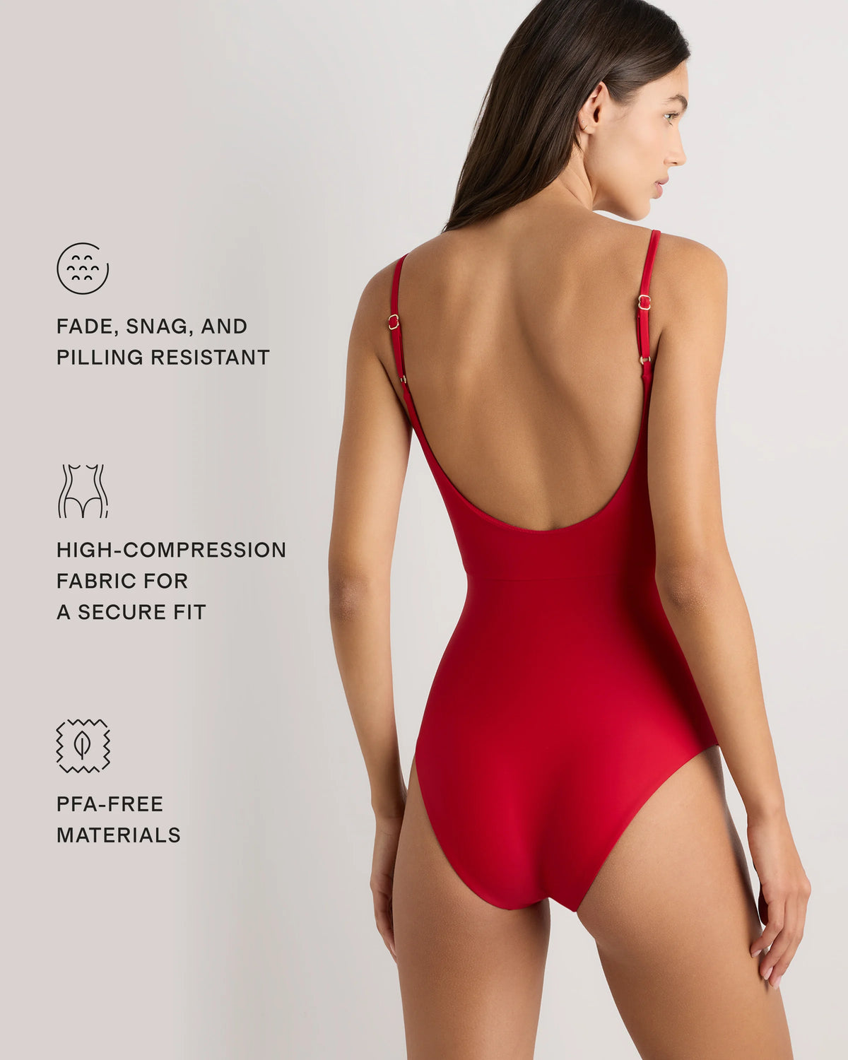 Italian Cut Out One-Piece Swimsuit - XS / Lagoon Teal Blue