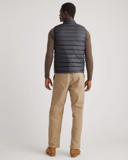 Lightweight Down Packable Puffer Vest - S / Overcast Grey