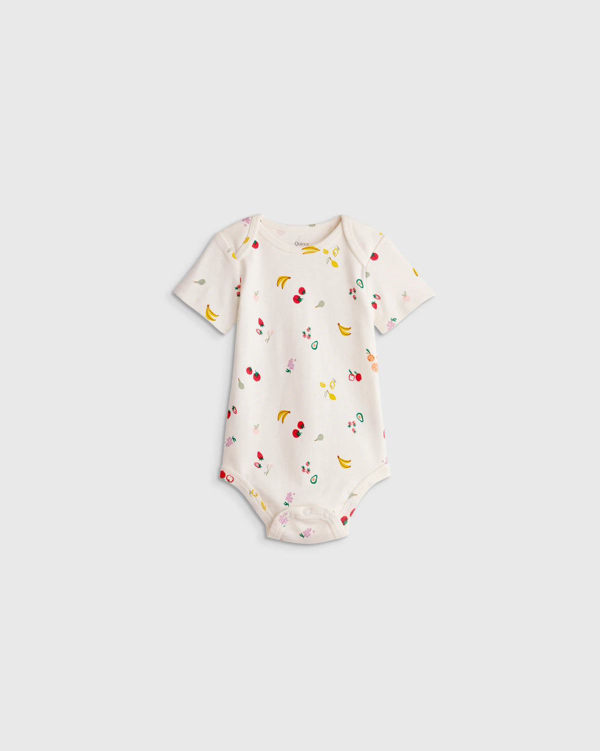 100% Organic Cotton Short Sleeve Bodysuit - 0-3M / Safari