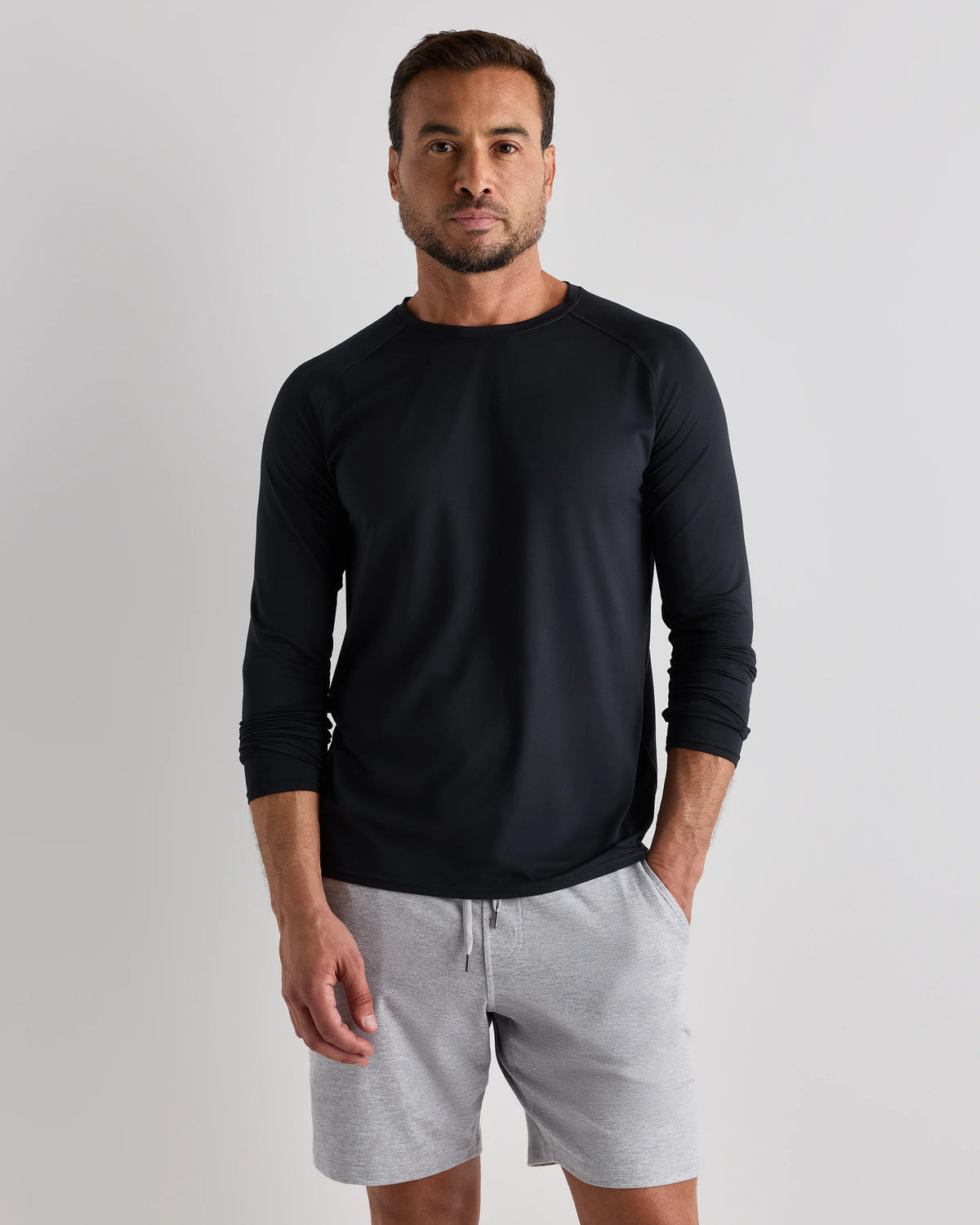 Flowknit Breeze Performance Long Sleeve Tee - XS / Heather Grey