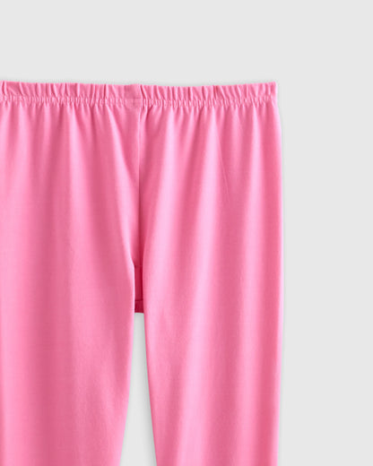 Organic Cotton Leggings - 6 / Red