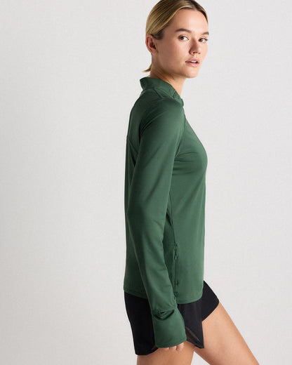 Race Day Half-Zip Pullover - XS / Big Sur Green