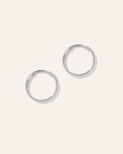 14K Gold Bold Hoops - One Size / Yellow Gold