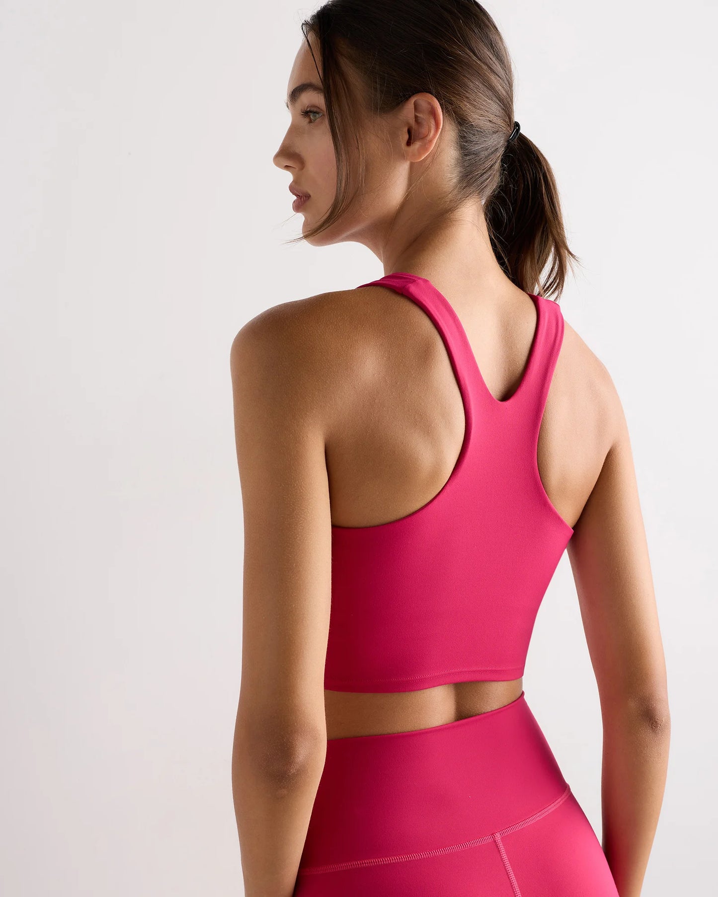 Ultra-Form High-Neck Cropped Tank - XS / Black Camo