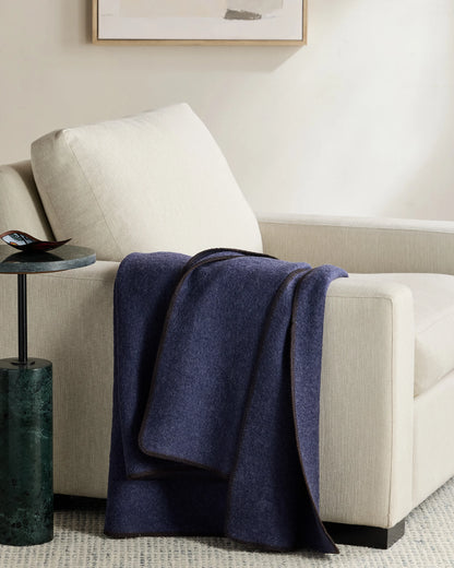 Wool Whipstitch Throw - 50x70 / Olive