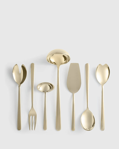Linea 7-Pc Serving Utensil Set by Mepra - One Size / Polished Stainless Steel