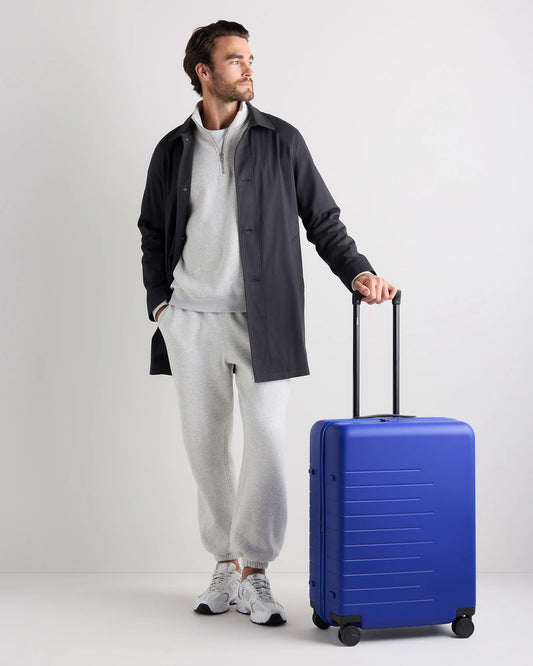 Expandable Medium Check-In Suitcase - One Size / Coastal Cobalt