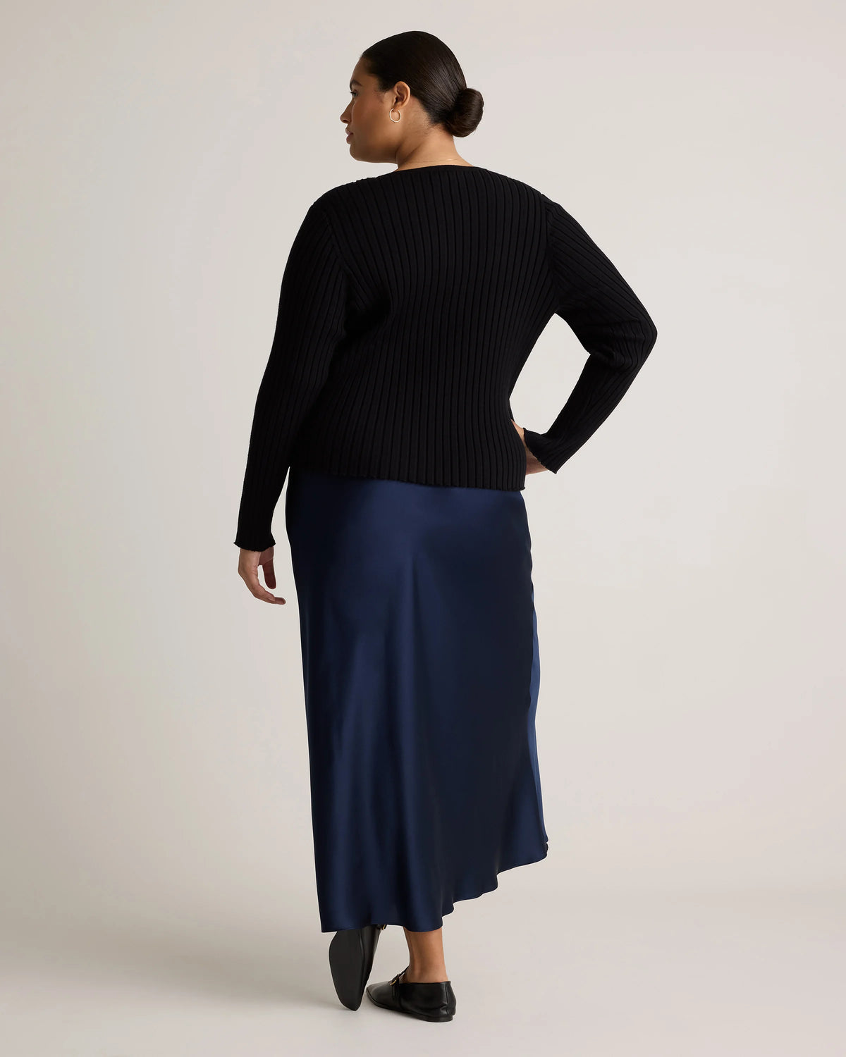 Eco-Knit Cropped Rib Cardigan - XS / Warm Taupe