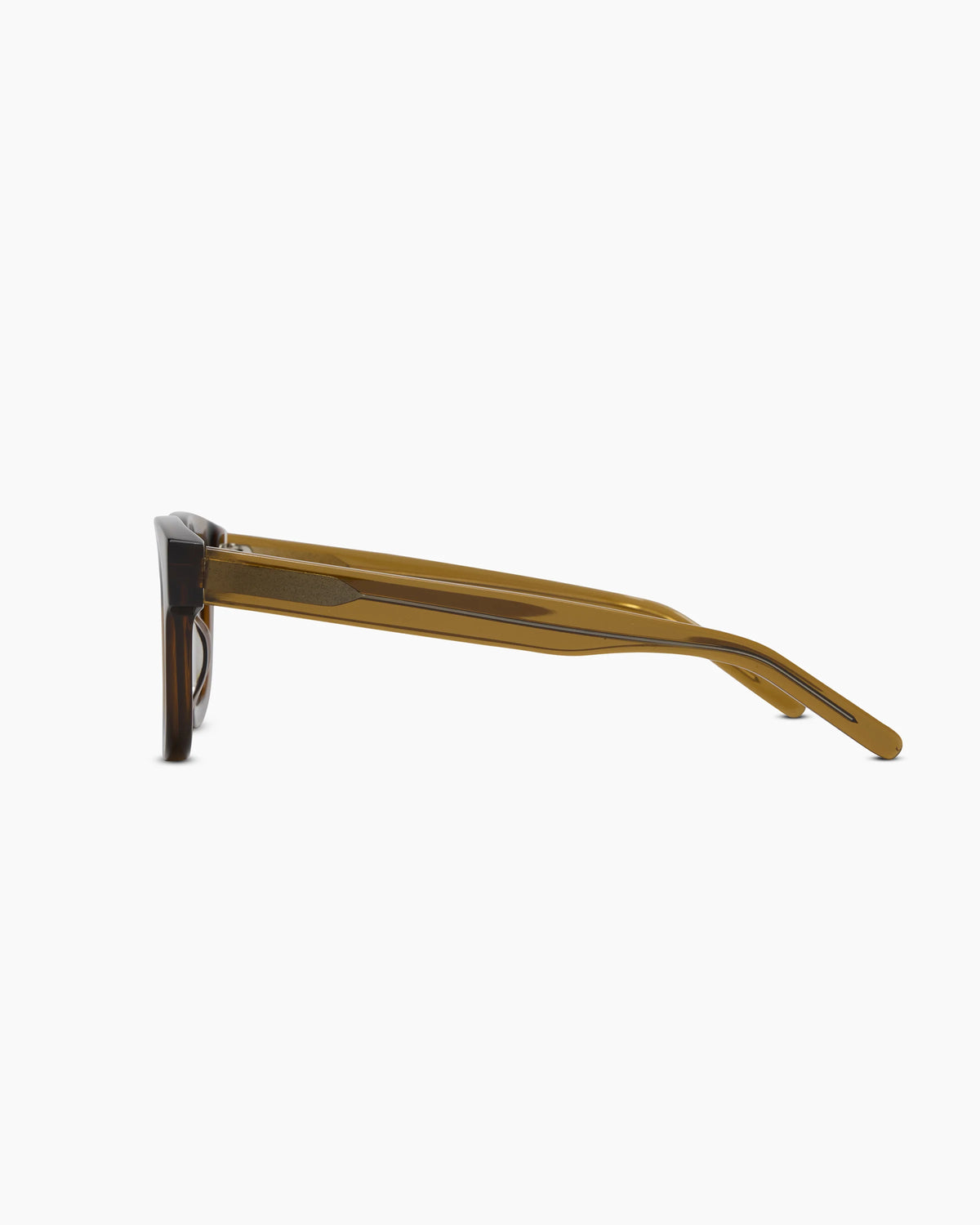 Aspen Polarized Acetate Sunglasses - One Size / Clear Spice with Brown lens
