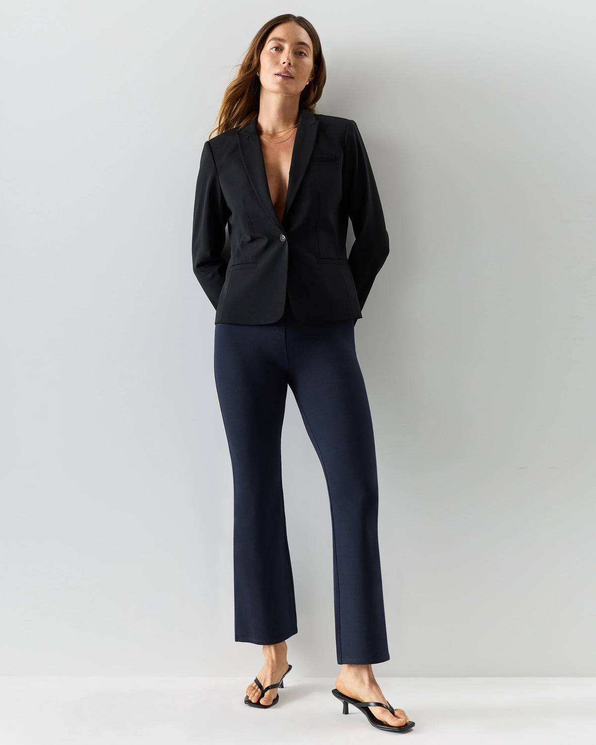 Ultra-Stretch Ponte Bootcut Pants - XS / Roasted Pecan