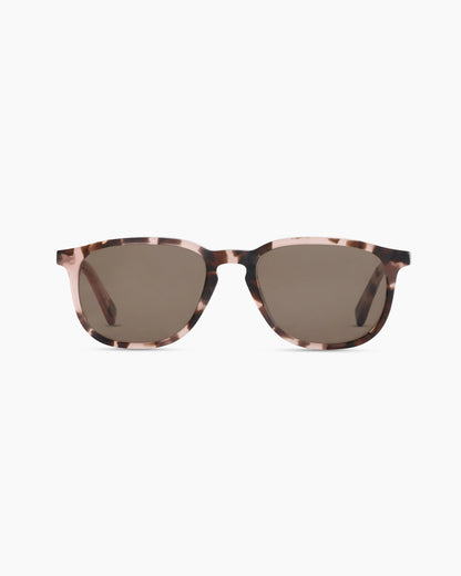 Cameron Polarized Acetate Sunglasses - One Size / Tan Tortoise with Brown Lens