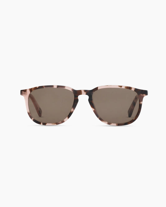 Cameron Polarized Acetate Sunglasses - One Size / Tan Tortoise with Brown Lens