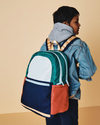 Recycled Double Pocket Backpack - One Size / Rainbow Clouds