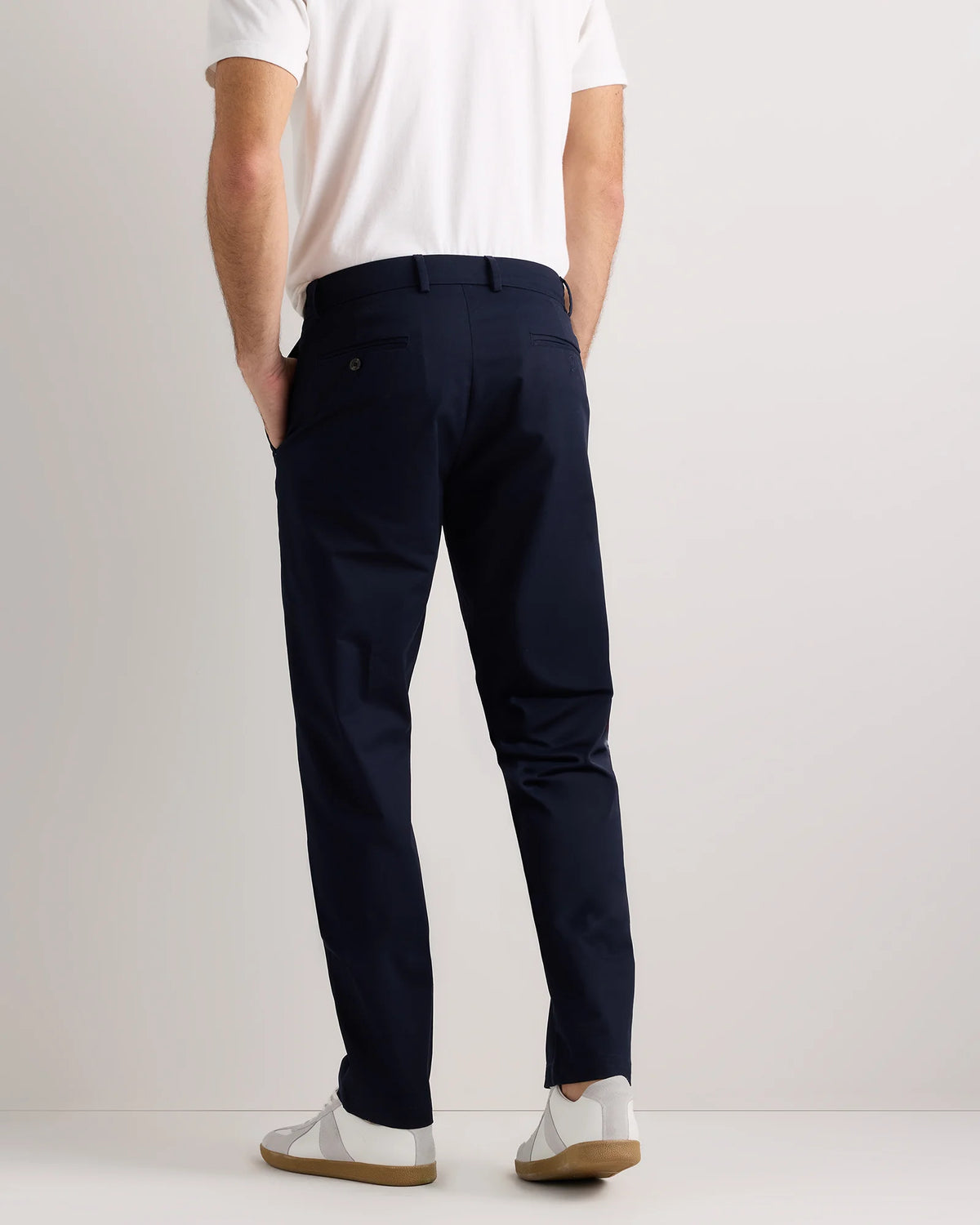 Organic Non-Iron Chino Pants - Straight - 30X30 / Deep Navy