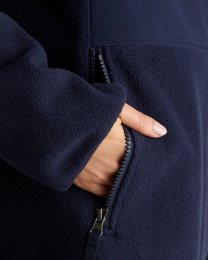 Polar Fleece Full-Zip Jacket - XS / Gravel/Bold Black