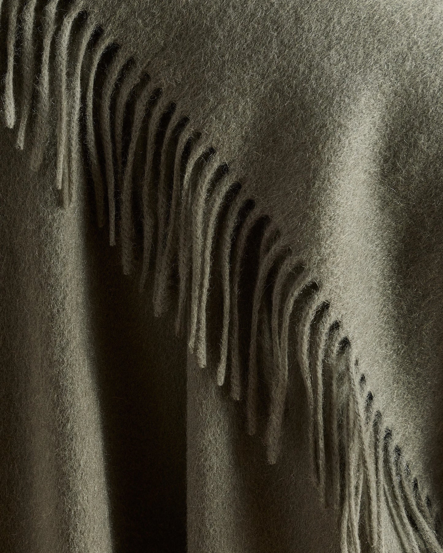Mongolian Cashmere Throw - 50x60 / Heather Grey