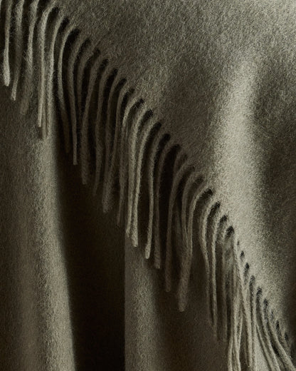 Mongolian Cashmere Throw - 50x60 / Heather Grey