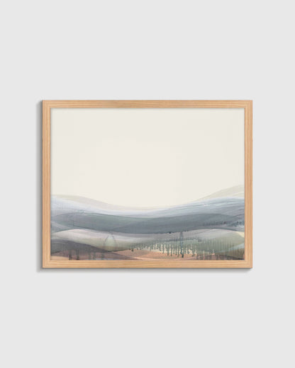 Through the Mist by Beth James - 21.25"x26.25" / Black