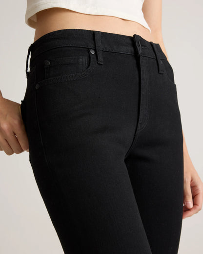 Luna Stretch Flare Jeans - 24 / Black