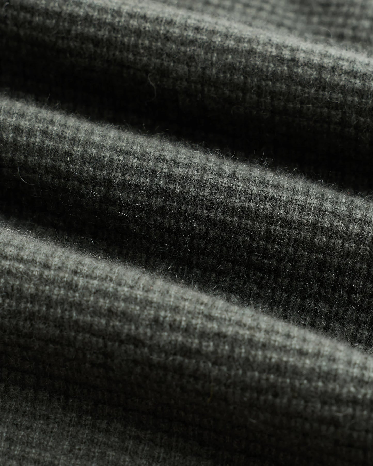 Mongolian Cashmere Waffle Sweatshirt - S / Faded Denim
