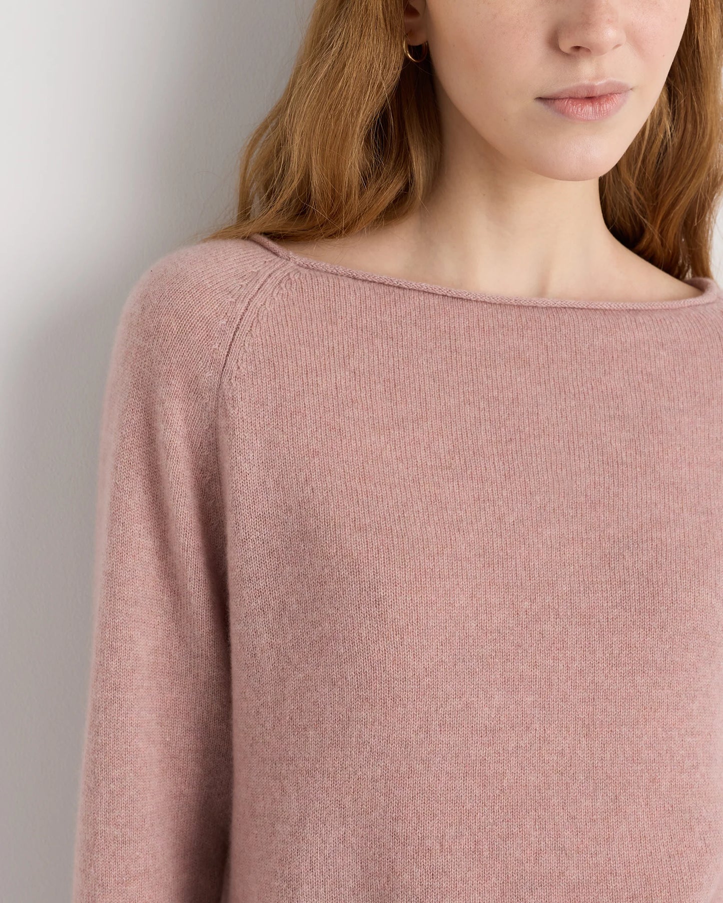 Mongolian Cashmere Boatneck Sweater - XS / Black