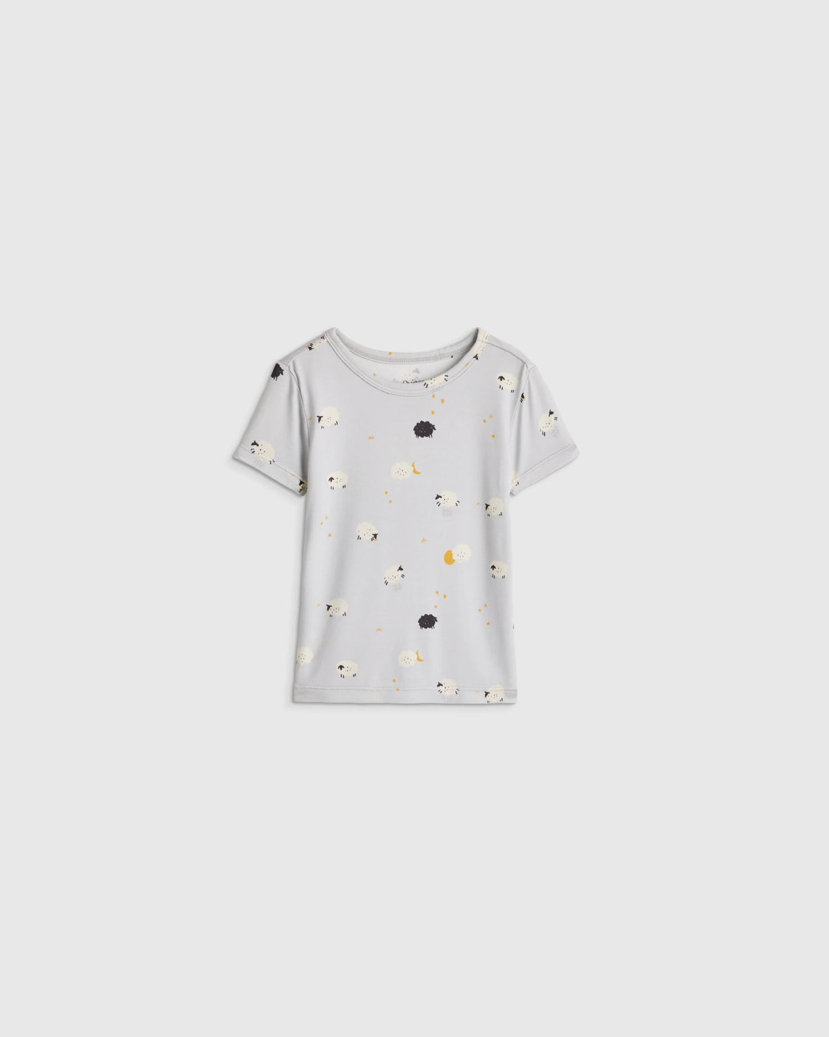 Bamboo Short Sleeve and Shorts Pajama Set - 12-18M / Lavender Hearts