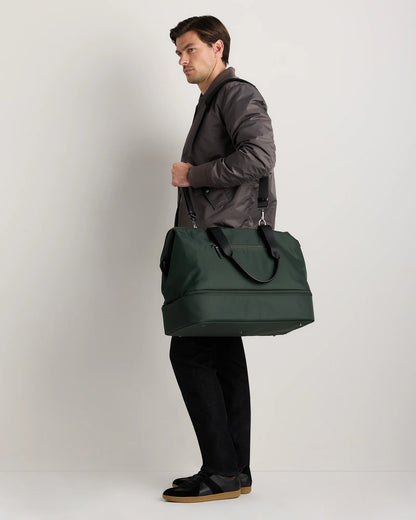Voyage Nylon Dual Compartment Weekender - One Size / Black