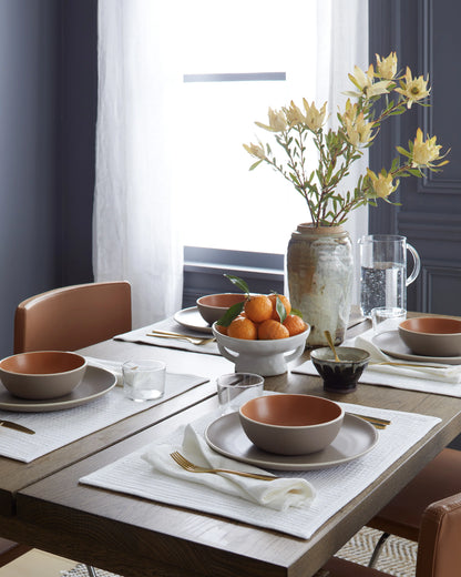 Organic Cotton Gauze Placemats - One Size / Chocolate