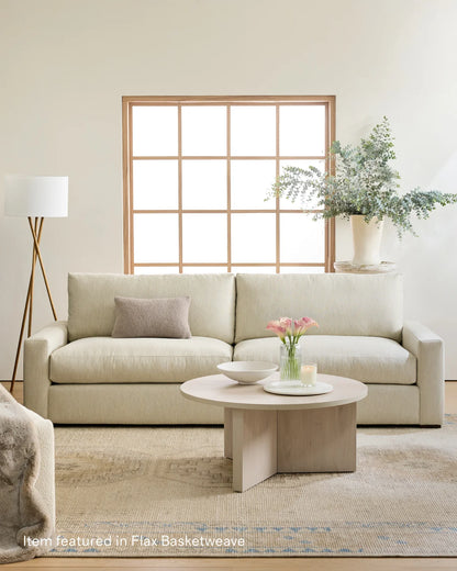 Stillman Sofa in Performance Basketweave - 7ft / Flax