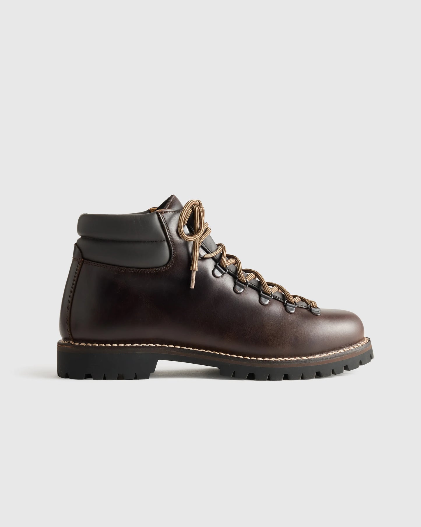 Crafted Leather Waterproof Hiking Boot - 7 / Burnt Timber
