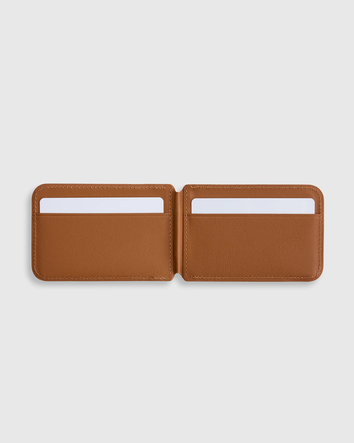 Leather MagSafe Wallet & Phone Stand - One Size / Cognac