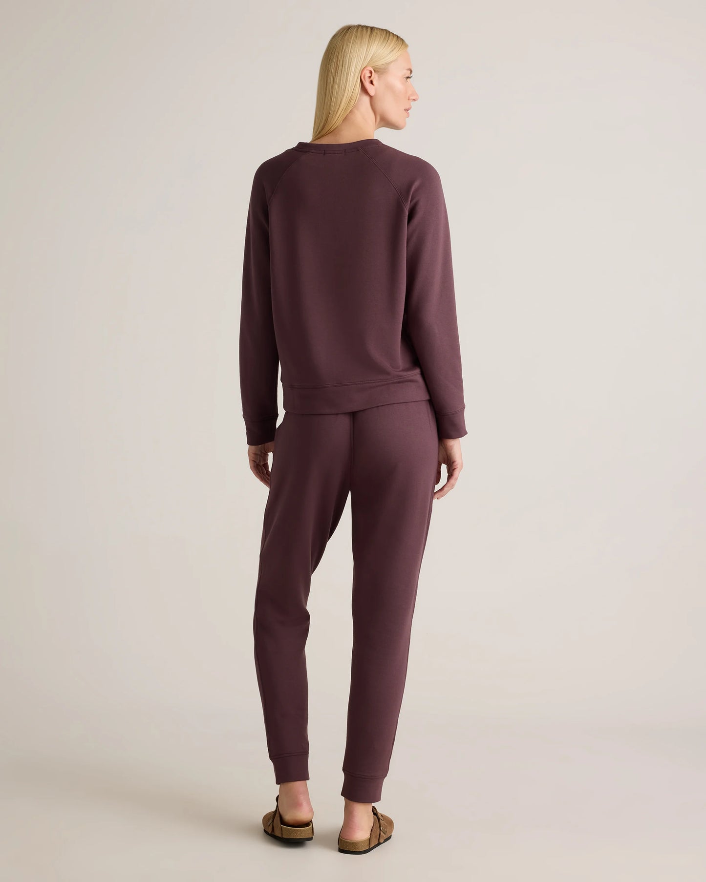 SuperSoft Fleece Crew - XS / Smoked Thyme Green