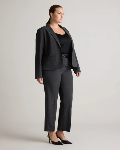 Italian Wool Tailored Blazer - XS / Navy