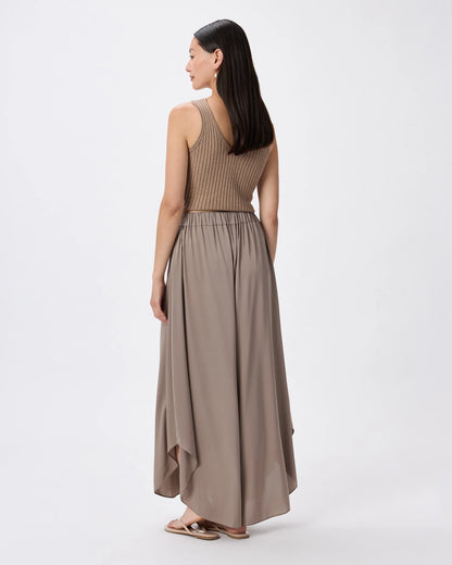 Washable Stretch Silk Palazzo Pants - XS / Black