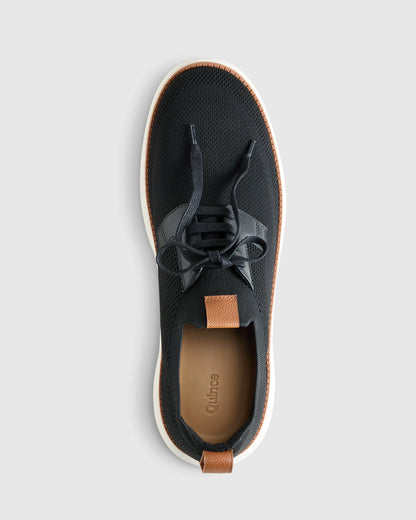 Engineered Knit Derby Sneaker - 7 / Black