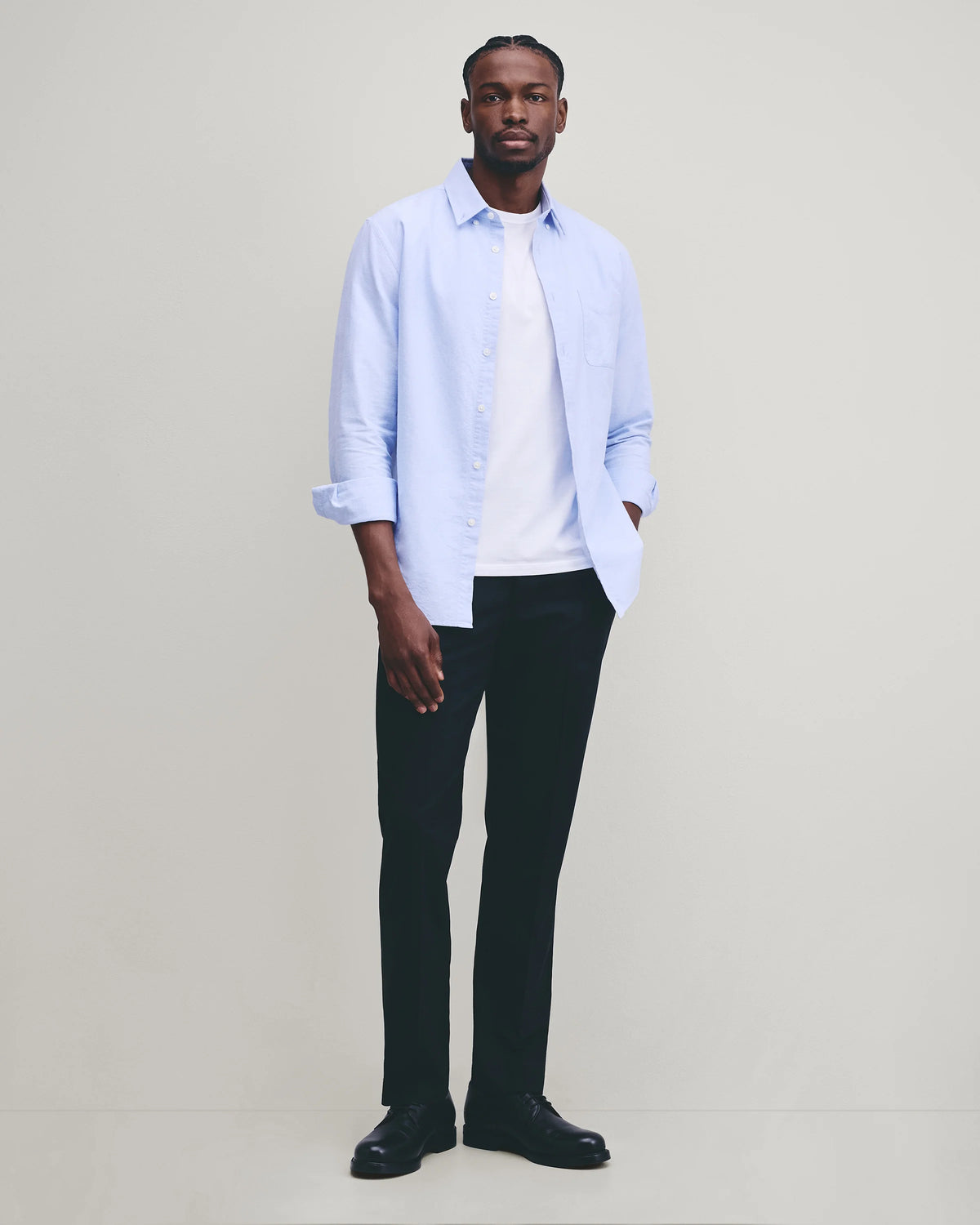 Calfskin Leather Derby - 7 / Brandy